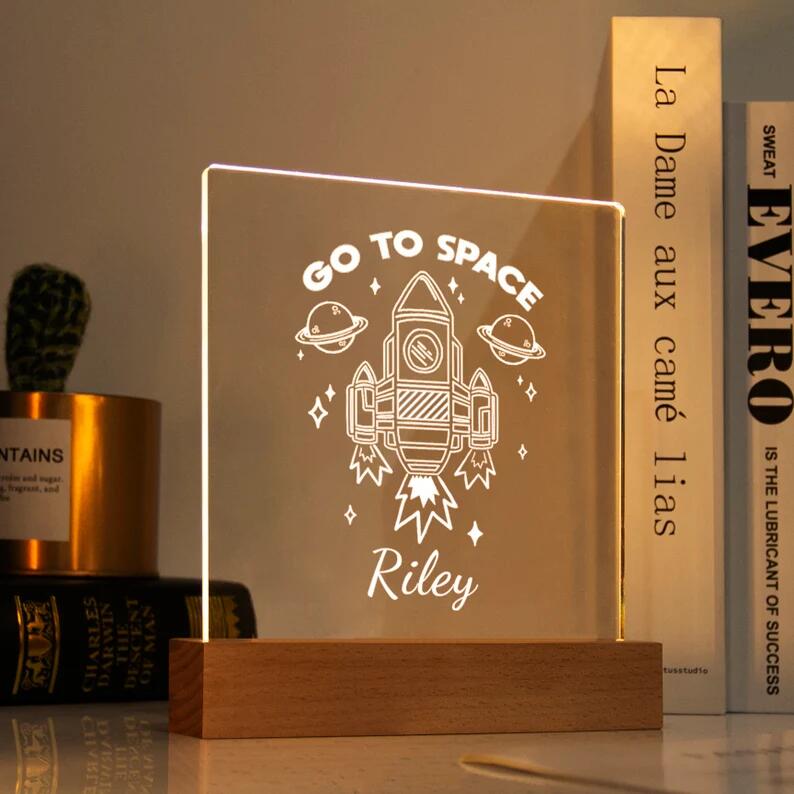 Custom Rocket Night Light