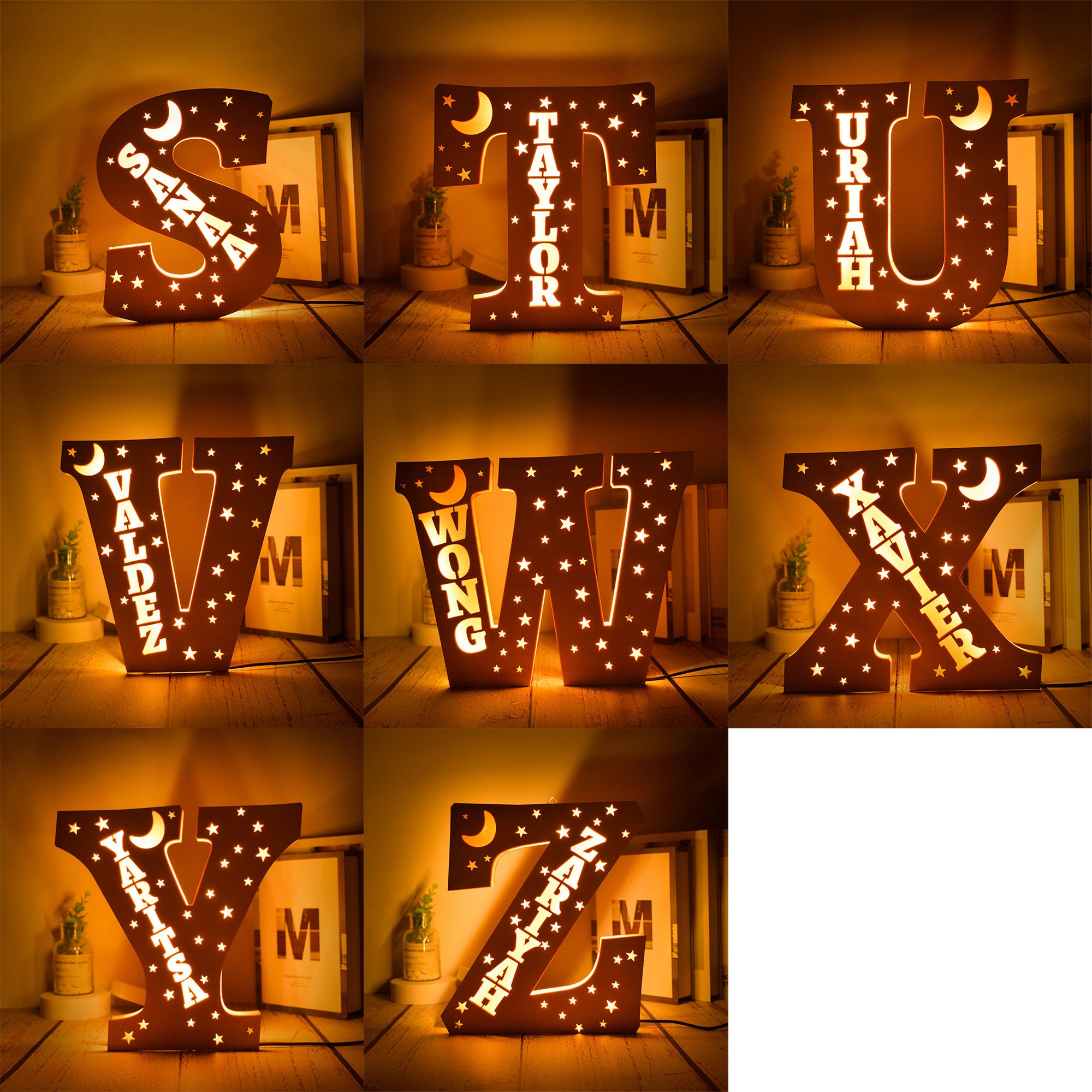 ✨Personalized Alphabet Night Lights, Gifts for Boys and Girls