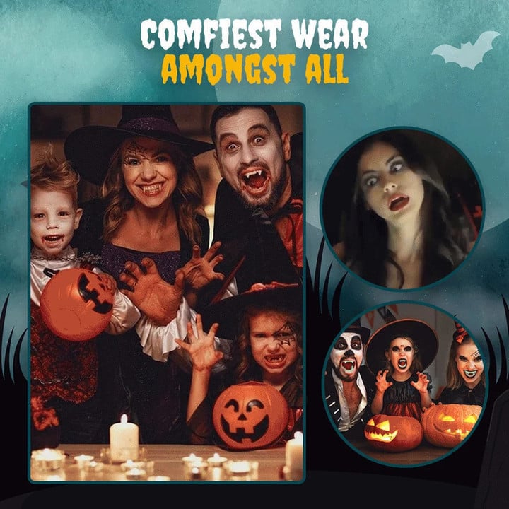 (Halloween Early Sale) Retractable Halloween Vampire Fangs♂