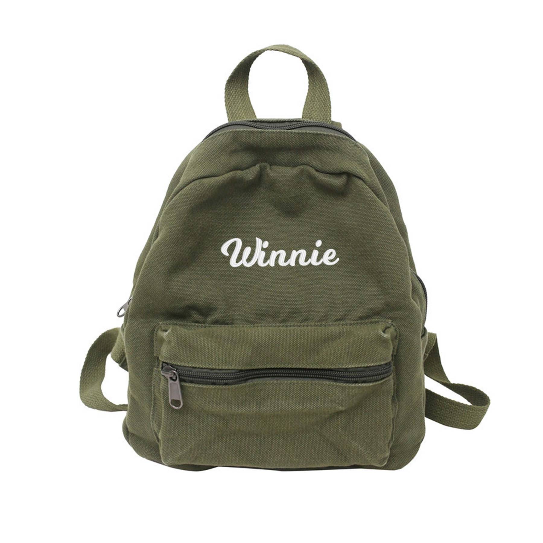 Personalized Kids Canvas Backpack