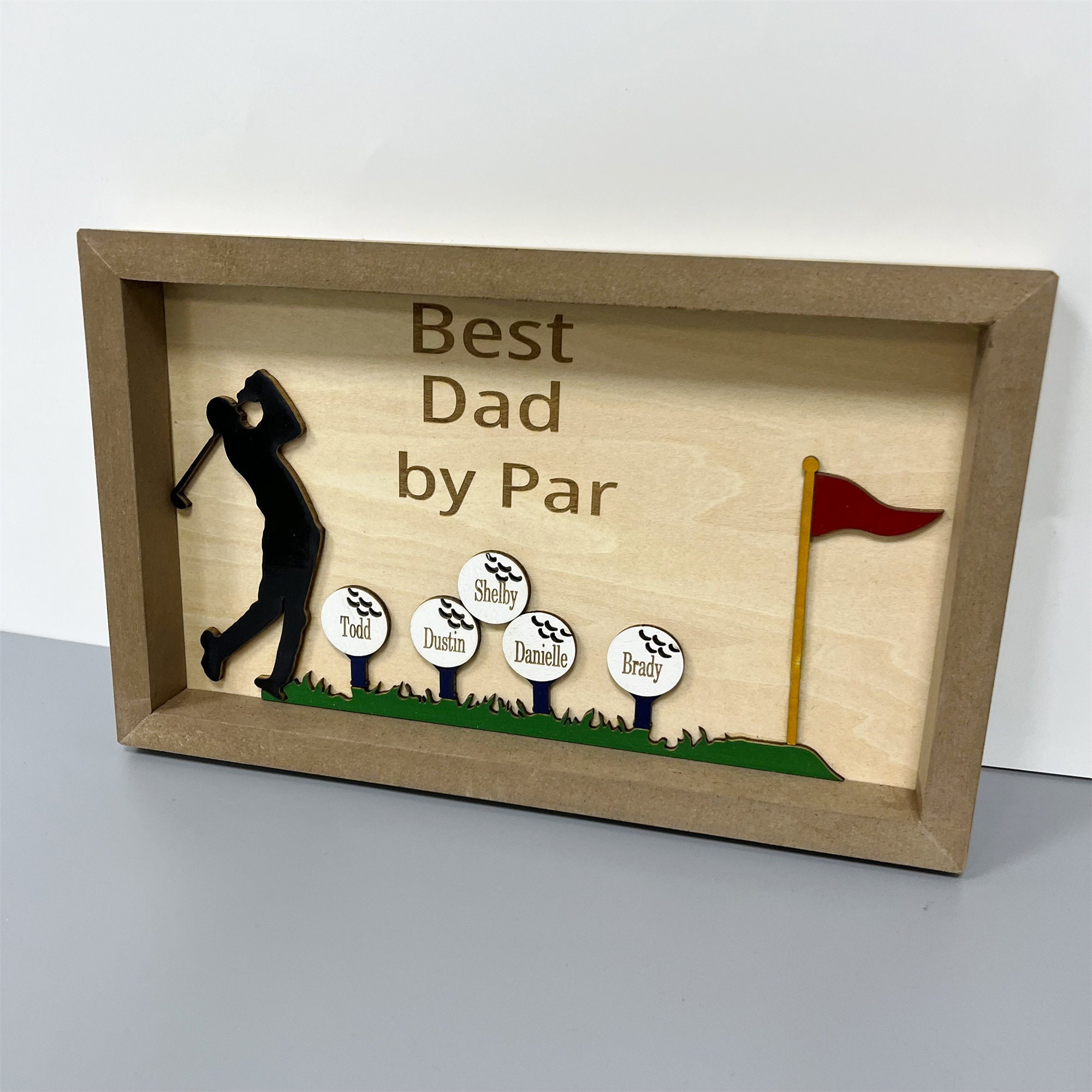 🏌⛳Wooden Golf Sign - Personalized Gift for Husband & Grandpa
