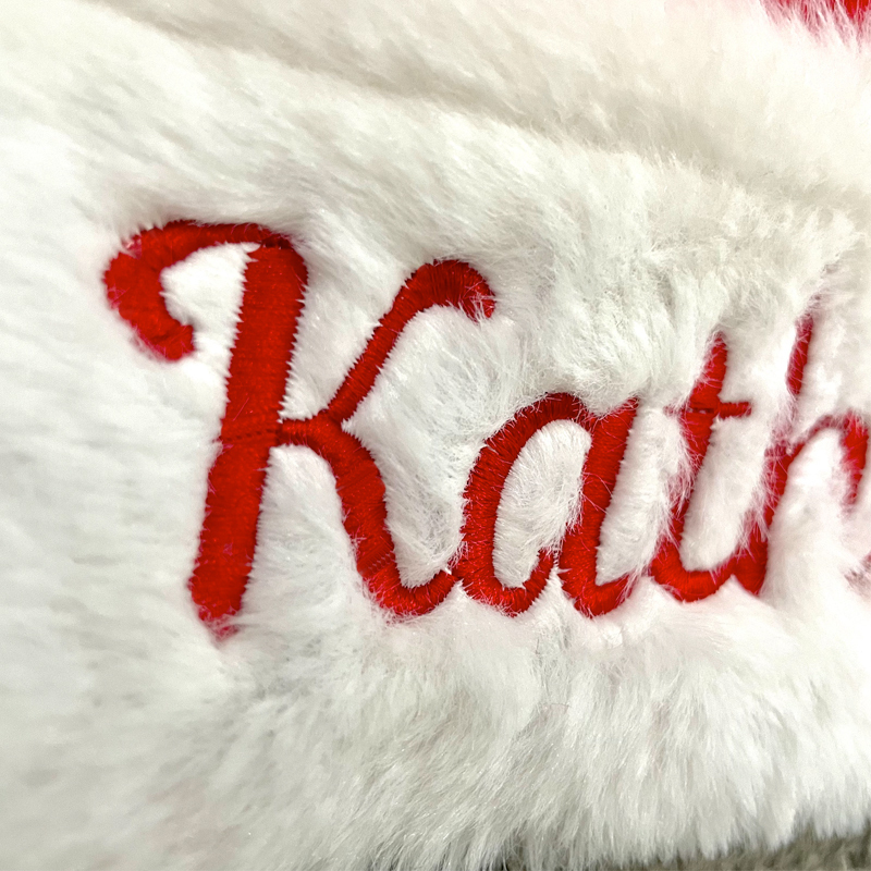 Personalized Matching Embroidered Santa Christmas Hats