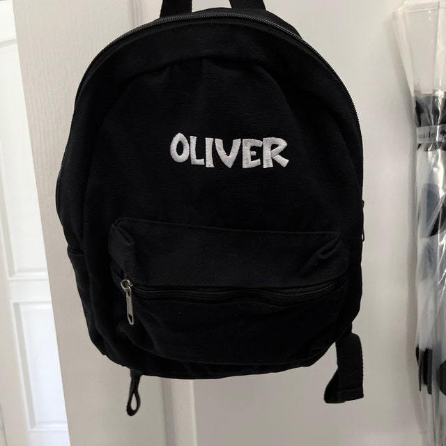 Personalized Kids Canvas Backpack