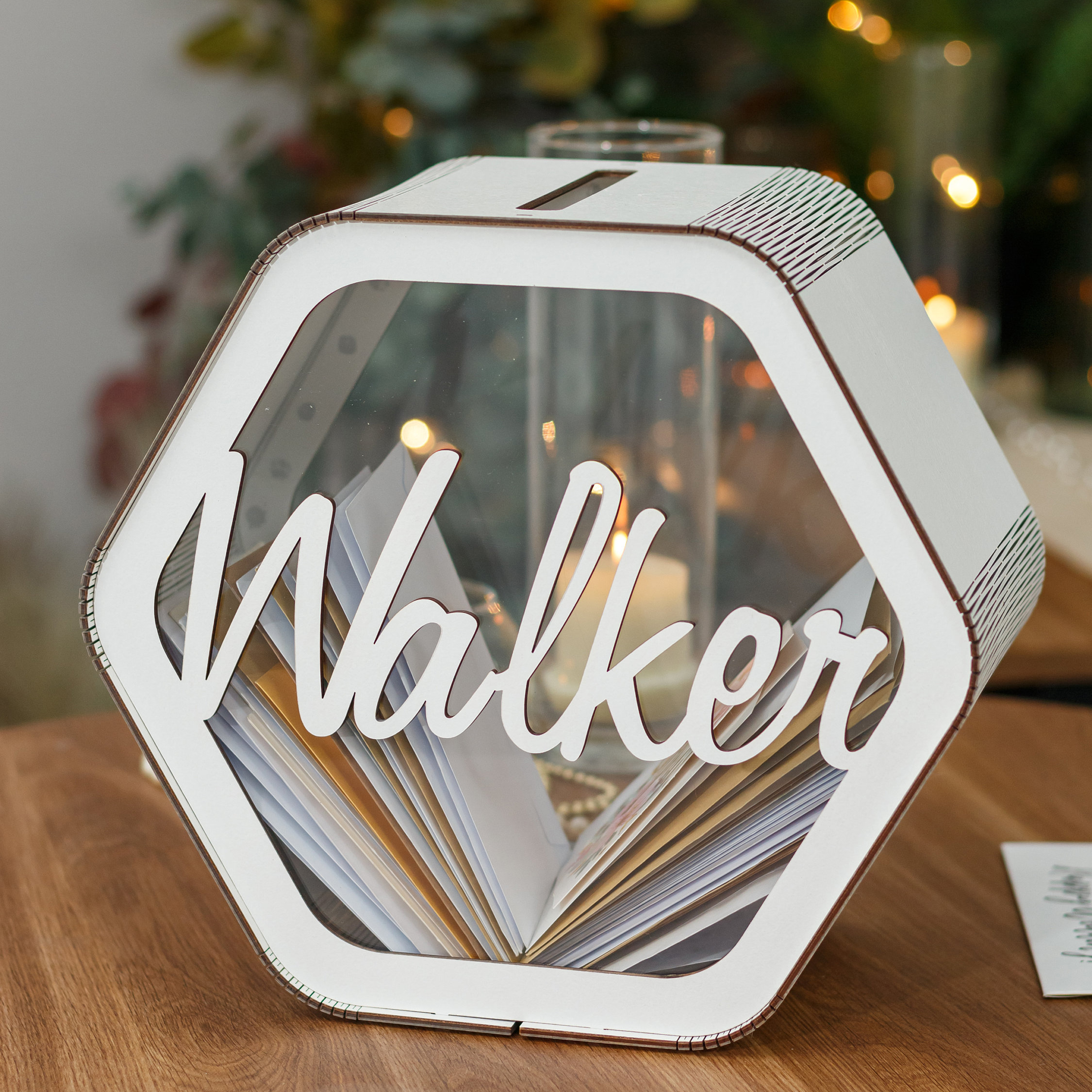 Personalized Wedding Card Box 💌 Custom Memory Box