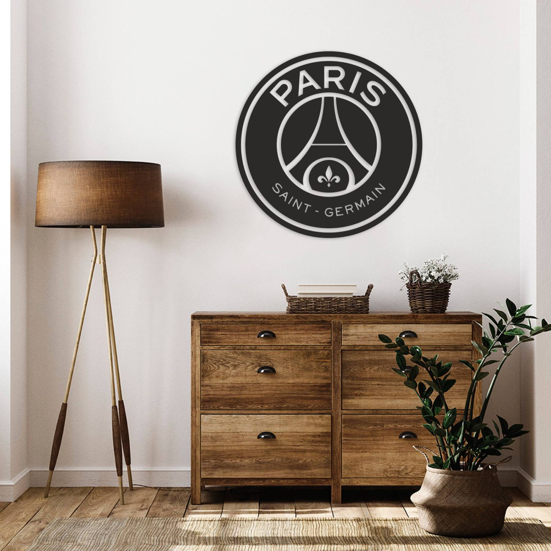 Paris Saint Germain Metal Wall Art Football Gifts