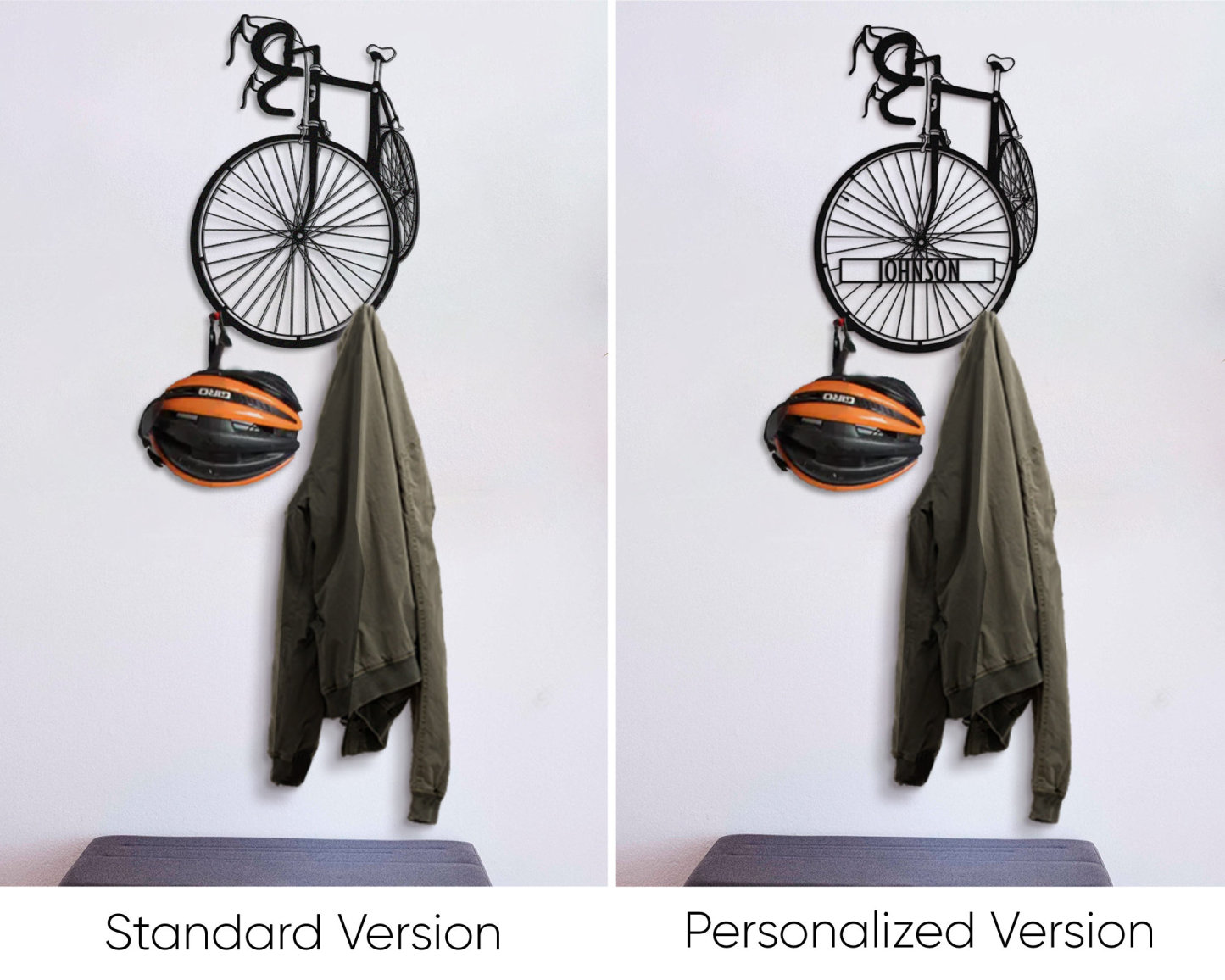 Custom Metal Bike Sign, Cycling Gift for Men