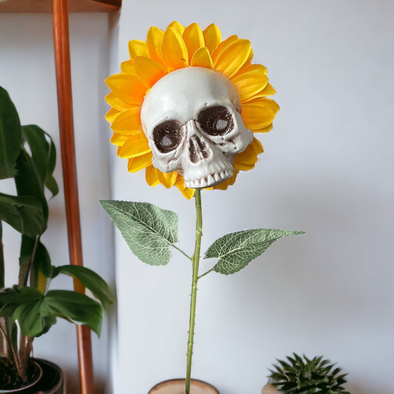 Horrorific Skull Sunflowers🌻💀Garden Flower Decration