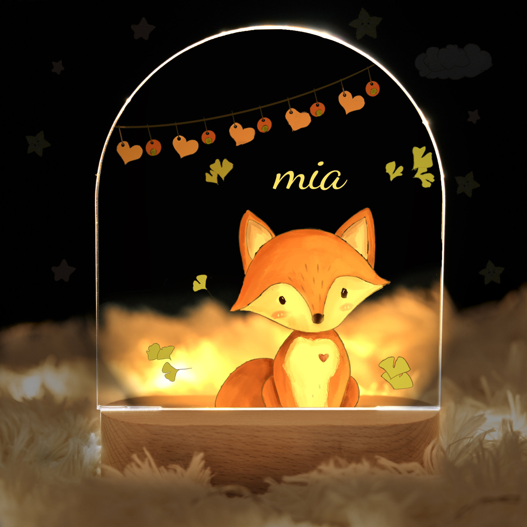 Cute animal night lamp, baby gift birth