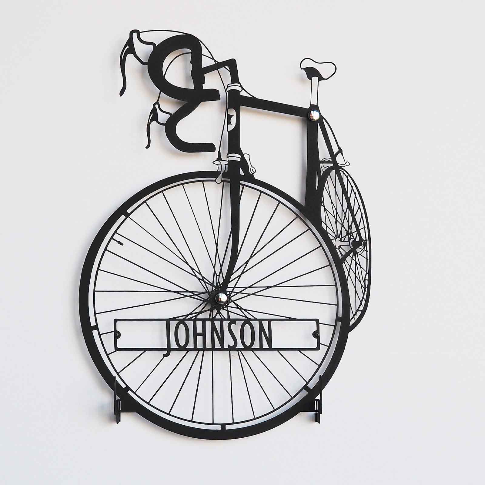 Custom Metal Bike Sign, Cycling Gift for Men