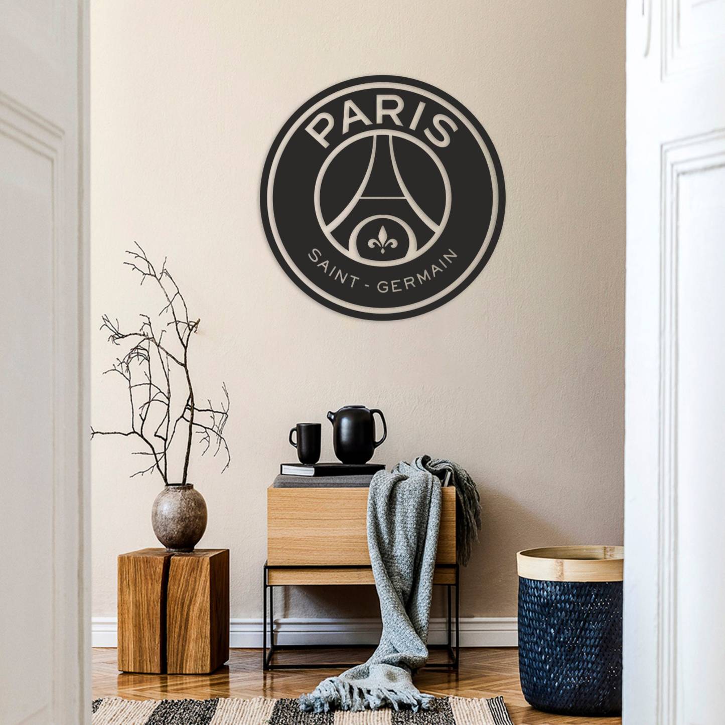 Paris Saint Germain Metal Wall Art Football Gifts