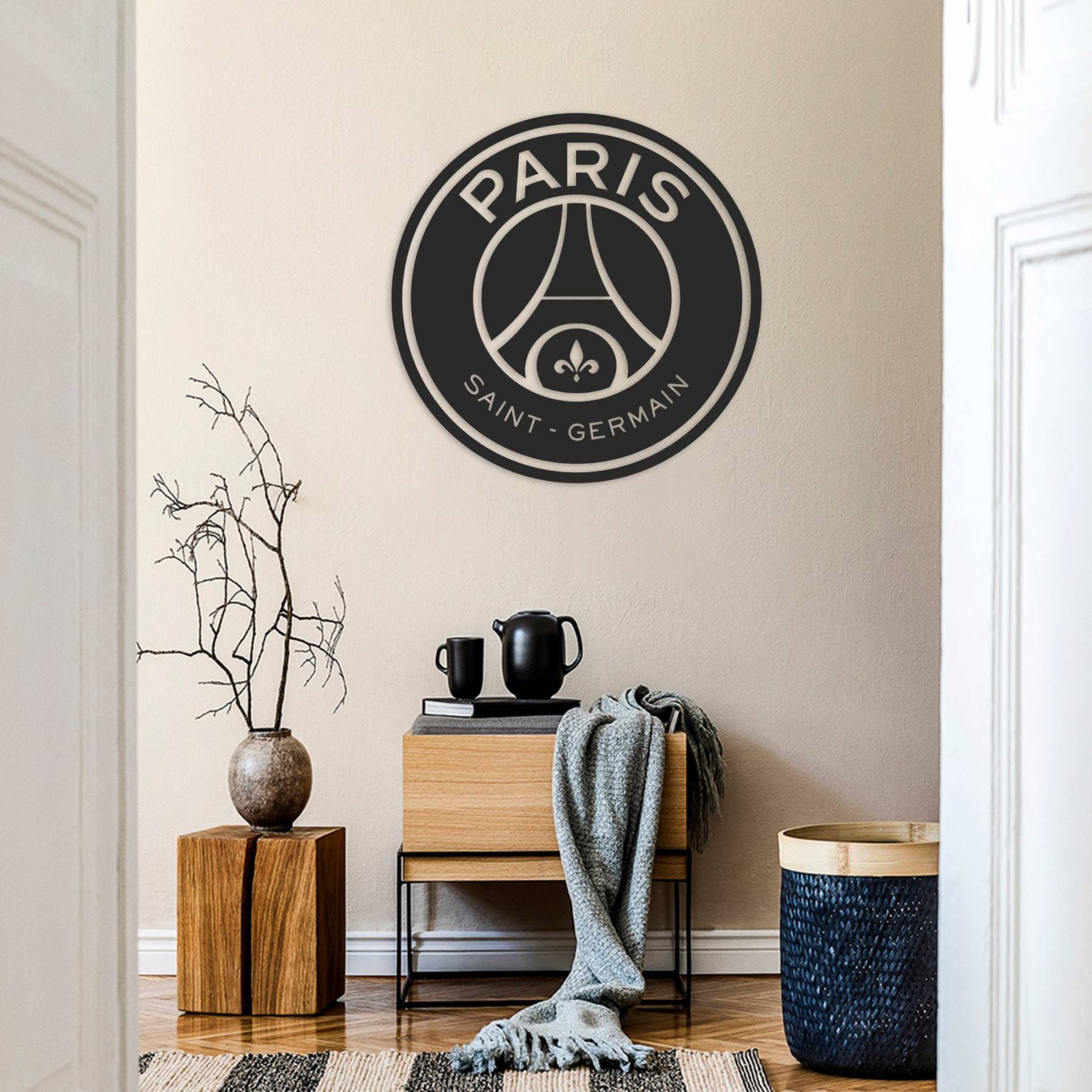 Paris Saint Germain Metal Wall Art Football Gifts