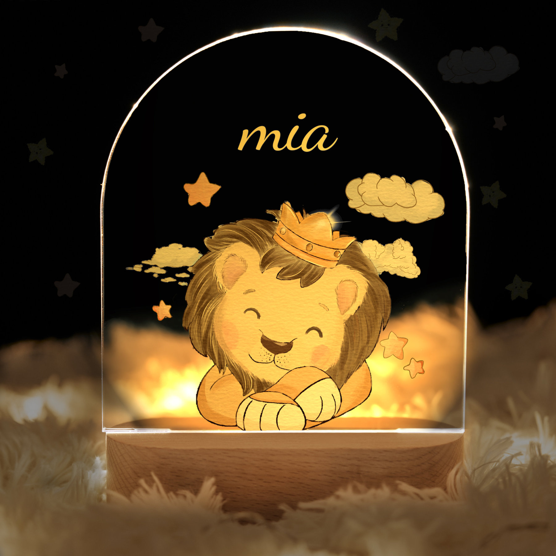 Cute animal night lamp, baby gift birth