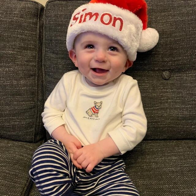 Personalized Matching Embroidered Santa Christmas Hats