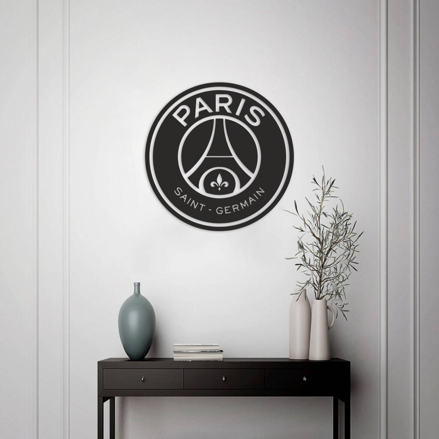 Paris Saint Germain Metal Wall Art Football Gifts
