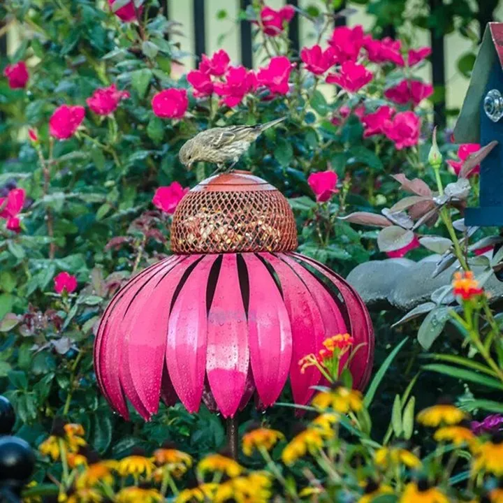 💐💐Outdoor Flower Bird Feeder