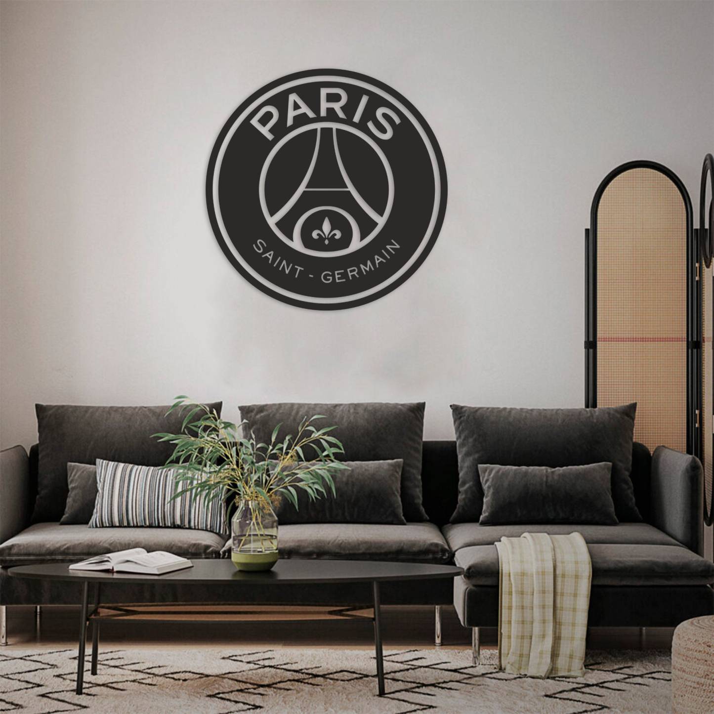 Paris Saint Germain Metal Wall Art Football Gifts