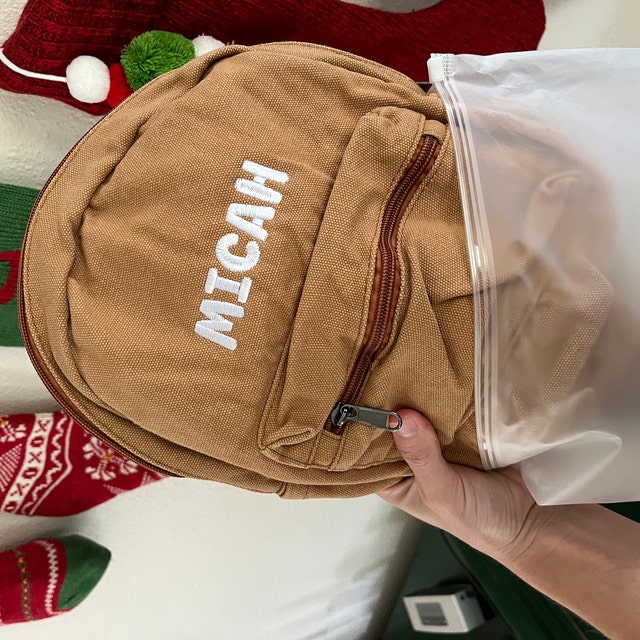 Personalized Kids Canvas Backpack