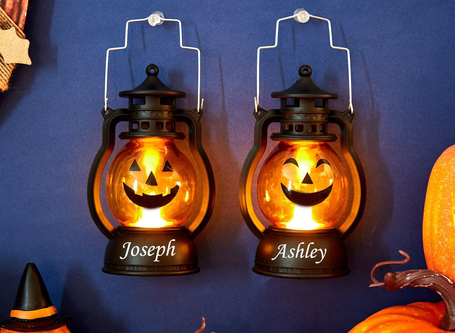 Halloween Pumpkin Ghost Lantern Lamp,Kids Party Gift,Holiday Decor