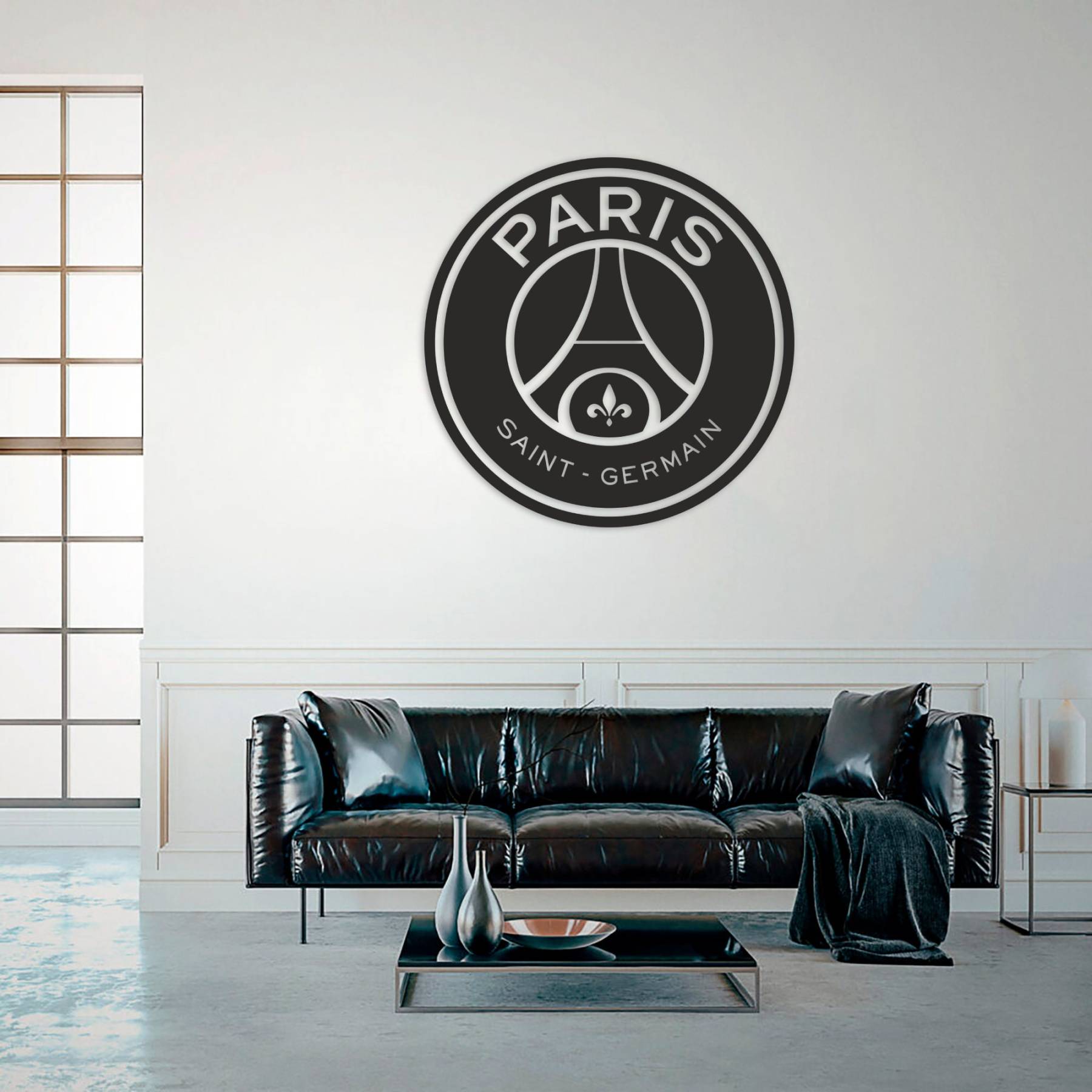 Paris Saint Germain Metal Wall Art Football Gifts