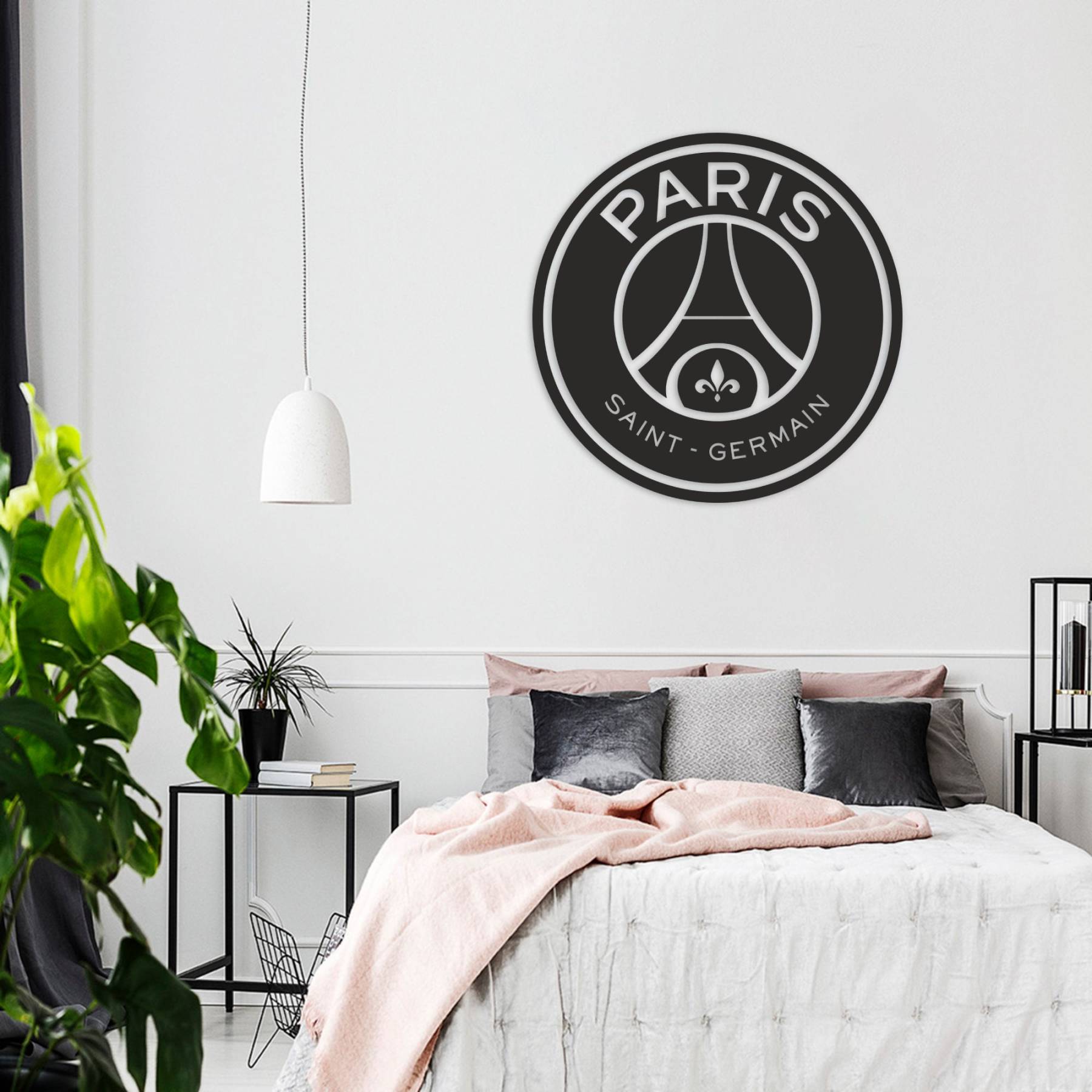 Paris Saint Germain Metal Wall Art Football Gifts