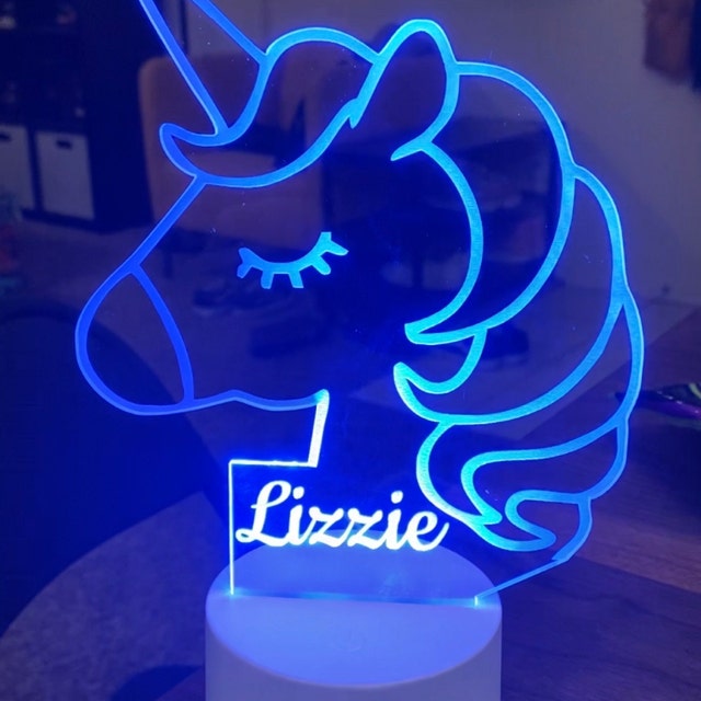 Unicorn Night Light | Kids Bedroom Decor