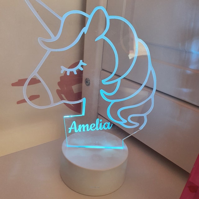 Unicorn Night Light | Kids Bedroom Decor