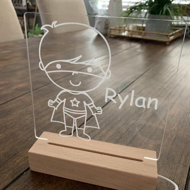 Superhero Kids Night Light