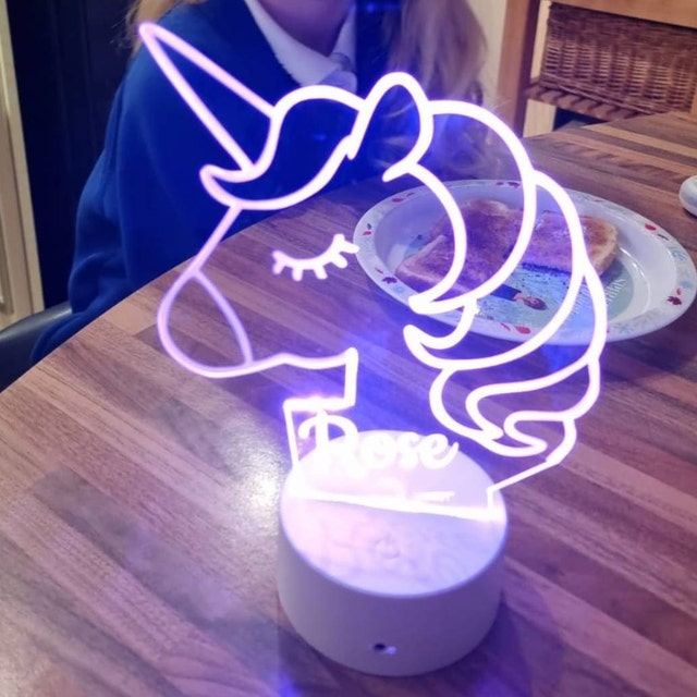 Unicorn Night Light | Kids Bedroom Decor