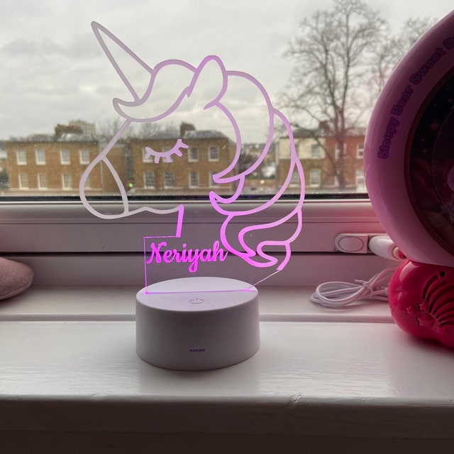 Unicorn Night Light | Kids Bedroom Decor