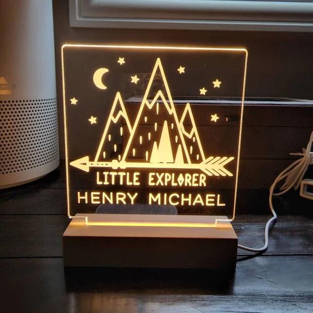 Little Explorer Mountain Night Light