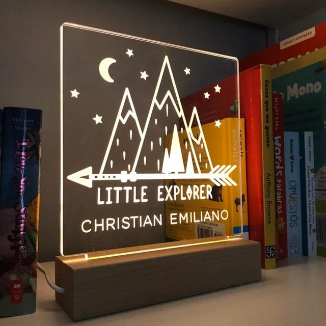 Little Explorer Mountain Night Light