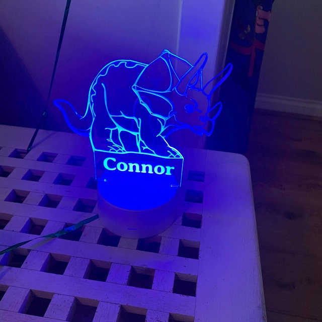 Personalised Dinosaur Night Light