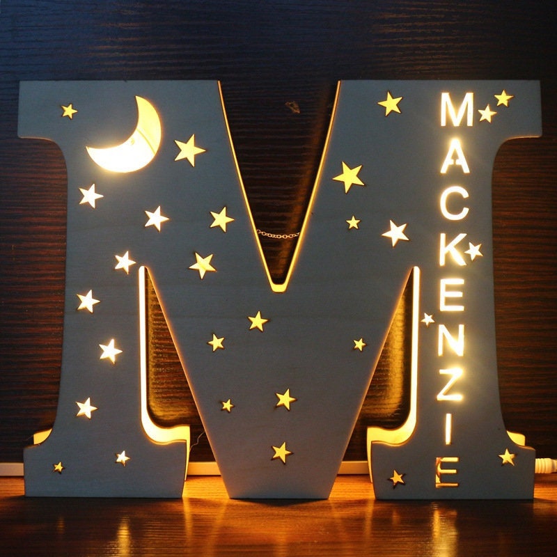 ✨Personalized Alphabet Night Lights, Gifts for Boys and Girls