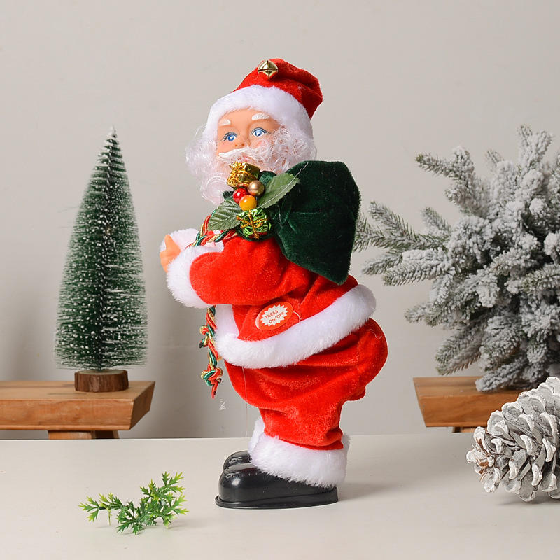 Christmas Electric Musical Hip Dancing Santa Claus Doll Toys