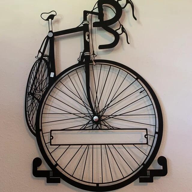 Custom Metal Bike Sign, Cycling Gift for Men
