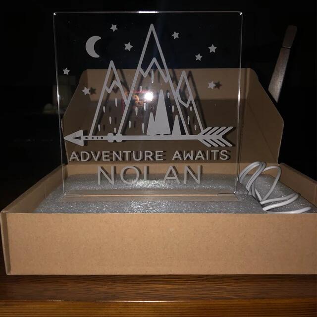 Little Explorer Mountain Night Light