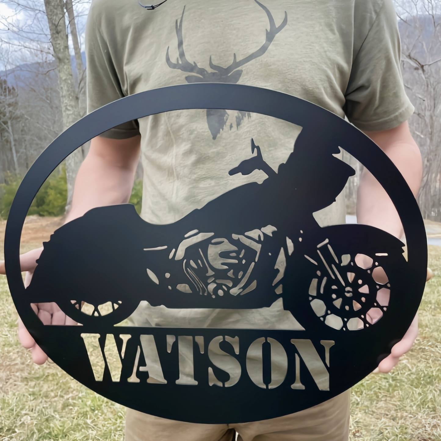 💝【BUY 2 Free Shipping】💝Custom Name Sign For Motorcycle Lovers -  Motorcycle Metal Sign