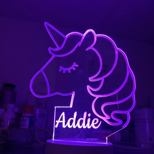 Unicorn Night Light | Kids Bedroom Decor