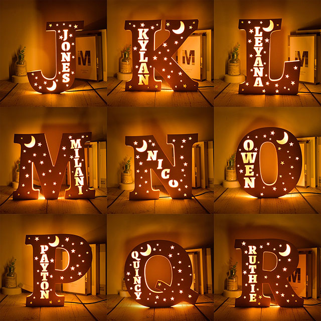 ✨Personalized Alphabet Night Lights, Gifts for Boys and Girls