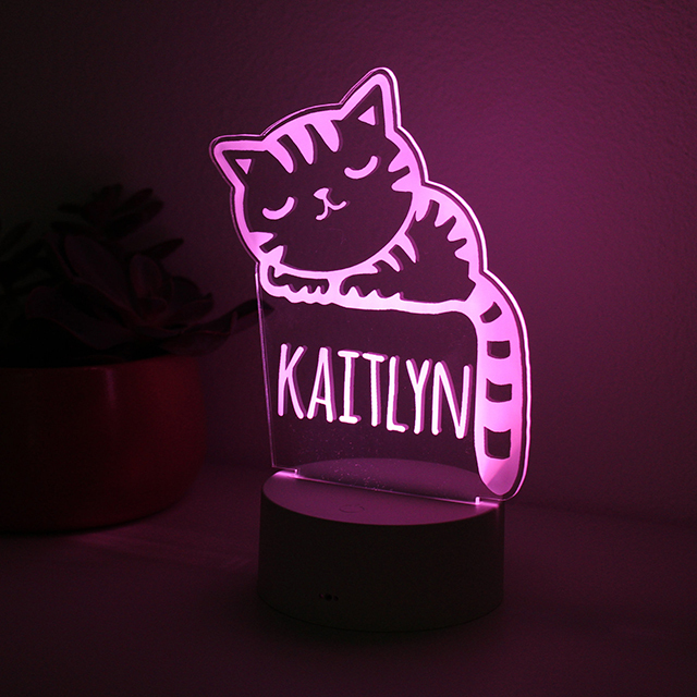 Sleeping Kitty Night Light