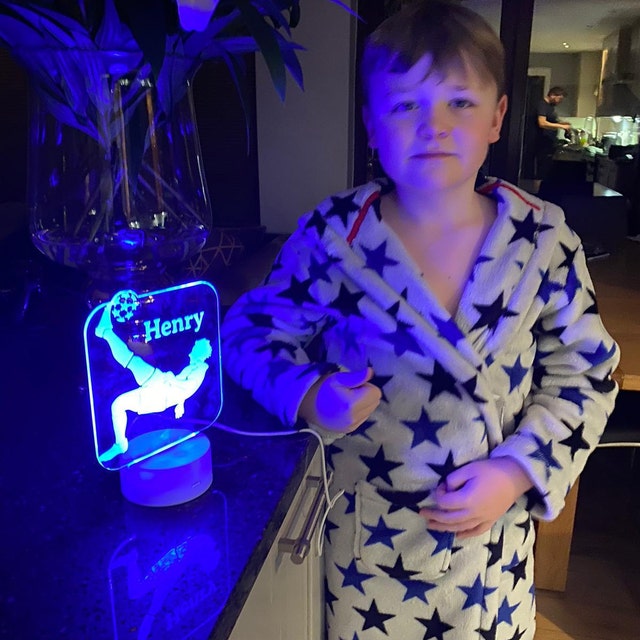 Personalised Football Night Light