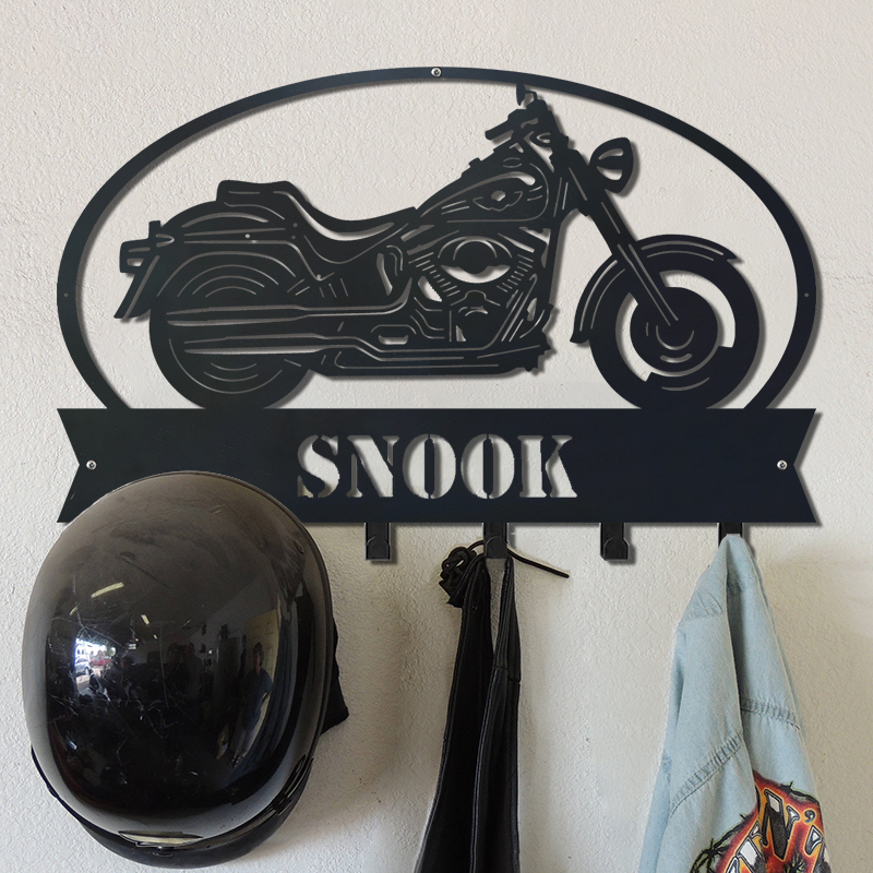 🎁Personalized Name Metal Motorcycle Hooks