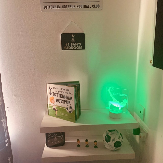 Personalised Football Night Light