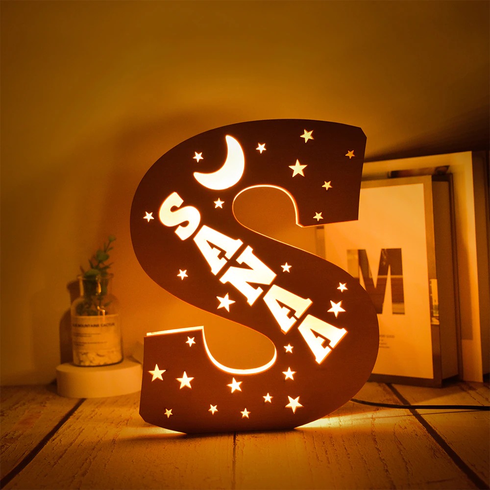 ✨Personalized Alphabet Night Lights, Gifts for Boys and Girls