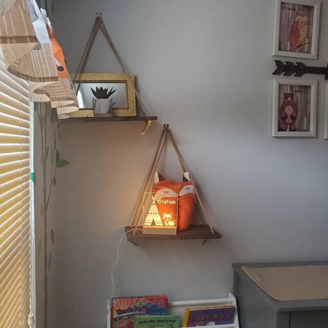 Woodland Baby Fox, Childs Night Light