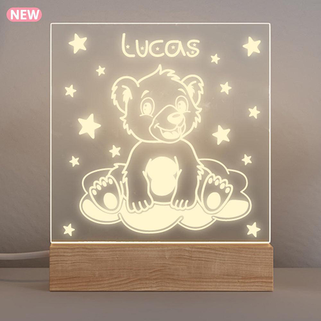 Bear - Personalized Night Light