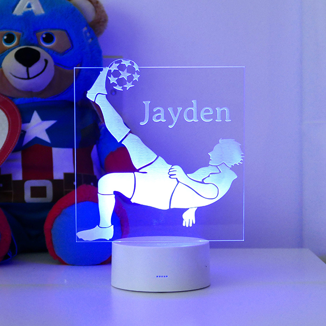 Personalised Football Night Light