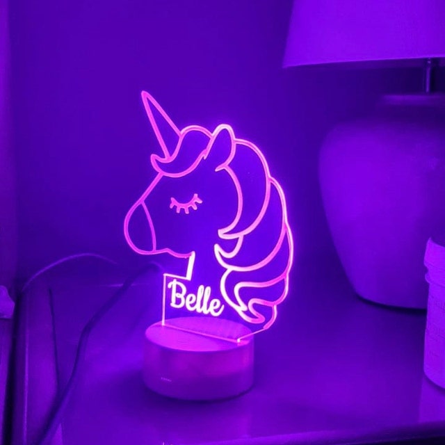 Unicorn Night Light | Kids Bedroom Decor