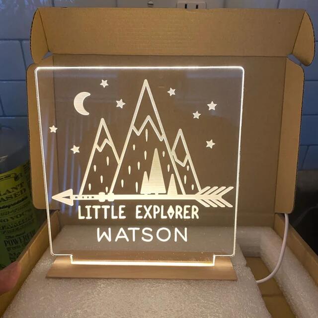 Little Explorer Mountain Night Light