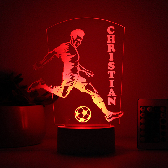 Soccer Player, Night Light